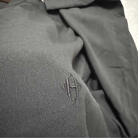 HERMES Uniform Employees Dress Black A-Line Button Down Sz 50 US XL - Picture 9 of 9